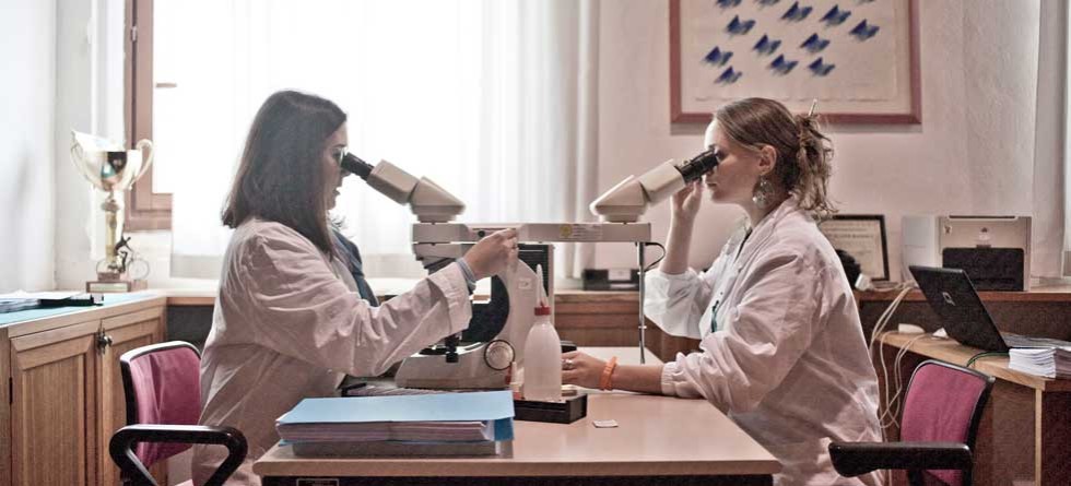 Operatrici al microscopio GLP Life Test